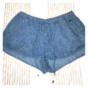 Roxy Scarf Print Beach Shorts